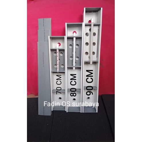 Top Filter Talang Aquarium uk 70/80/90 cm Filter Talang Atas Aquarium + Tutup