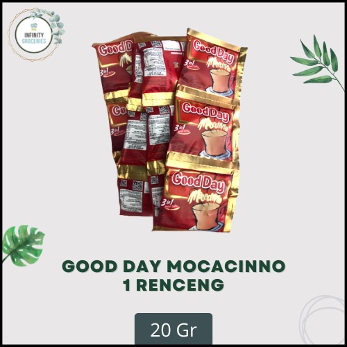 

KOPI GOOD DAY MOCACINNO 1 RENCENG 10 PC X 20 GR MURAH !!