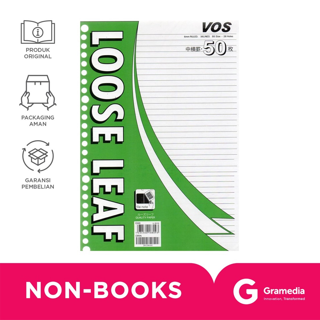 

Vos Loose Leaf B5-50