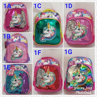  Tas  ransel anak  sequin dan lampu LED untuk  anak  TK atau 