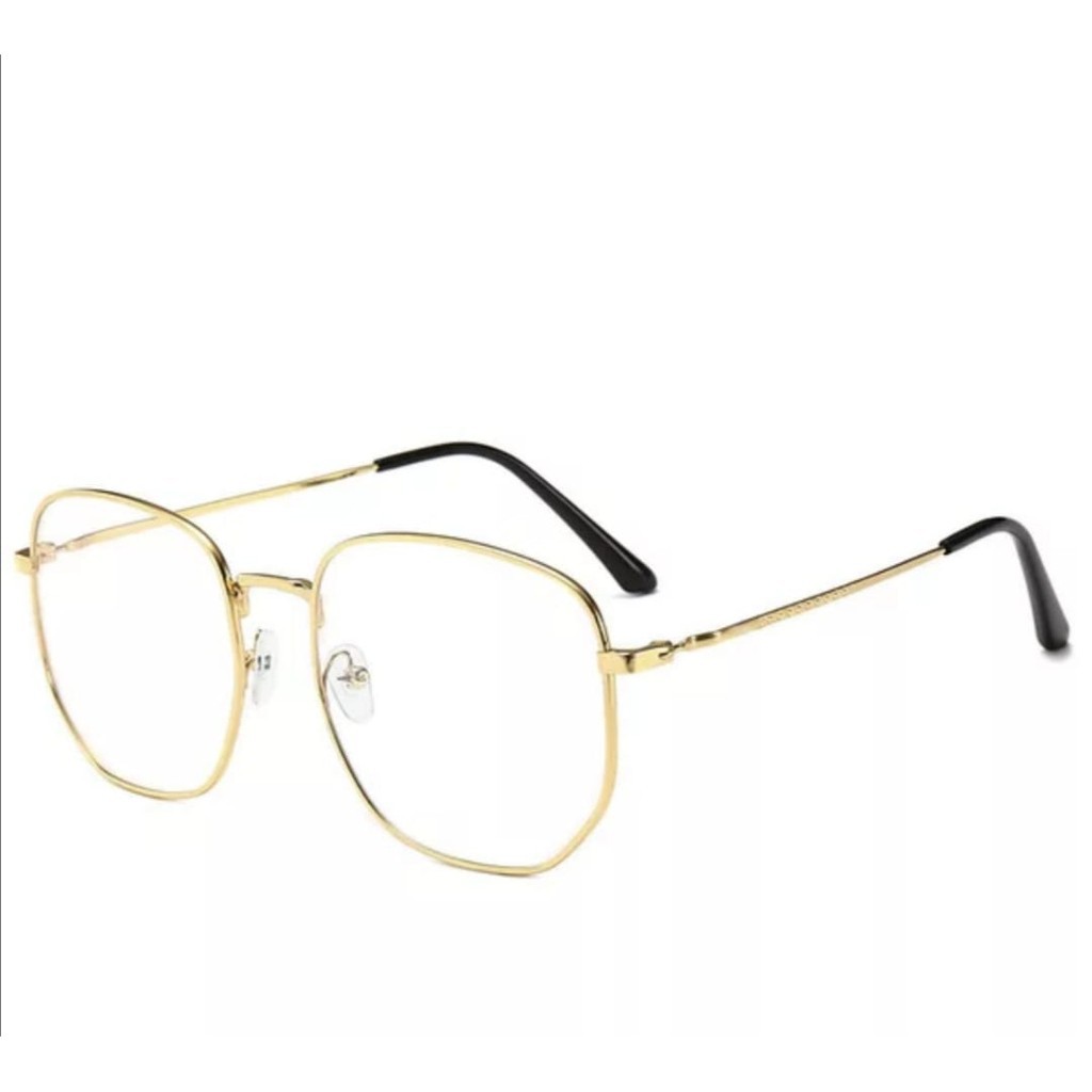 (COD) Kacamata Baca Frame 80 Anti Radiasi Metal Gaya Retro Untuk Pria / Wanita MALLSHOPPING