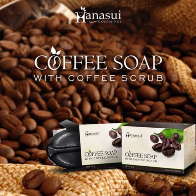 Sabun kopi hanasui coffee shop bar shop asli