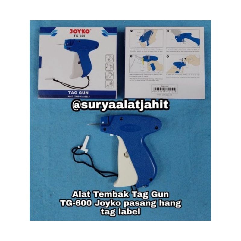 Taggun TG-600 JK (Joyko) pasang hang tag label rp.27.500/pcs