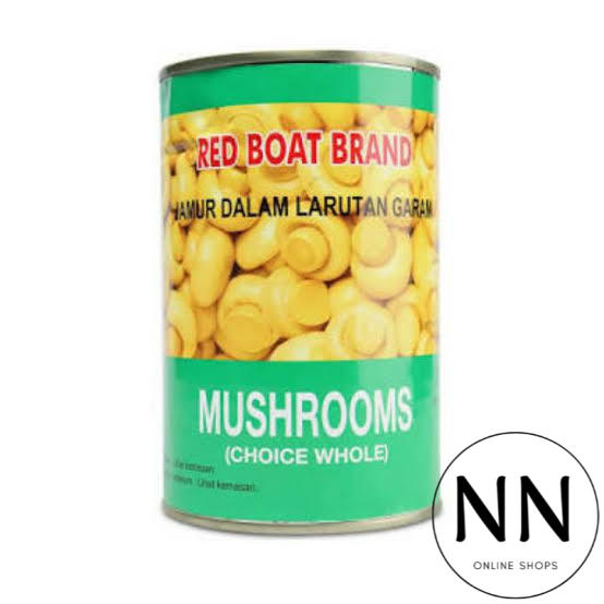 

red boat brand jamur kancing kaleng / mushroom can cannned 425 gram