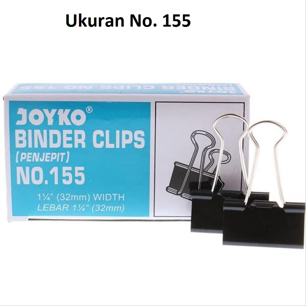 

Binder Clip No. 155 Joyko Termurah