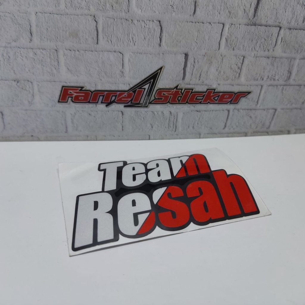 Stiker teamresah sticker TEAM RESAH