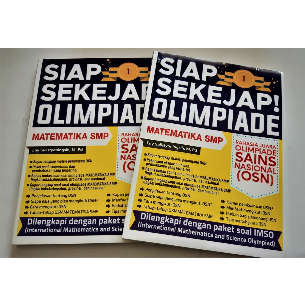 Siap Sekejap Olimpiade Matematika SMP