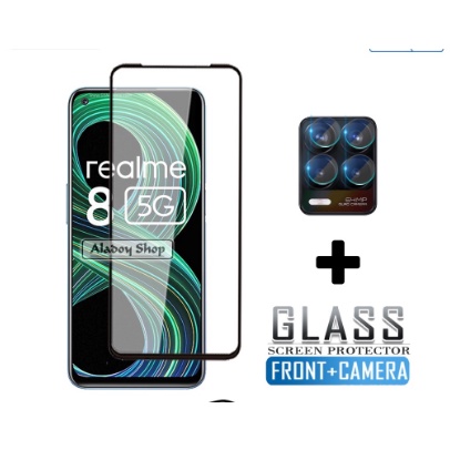 PAKET Tempered Glass Layar Realme 8 5G 2021 + Tempered Glass Camera