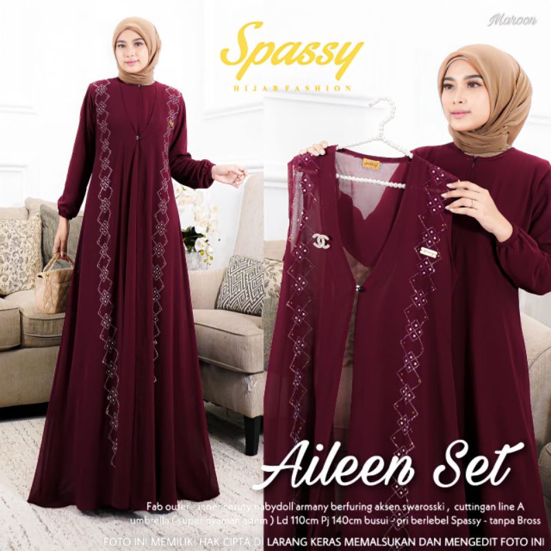 AILEEN SET, DRESS KONDANGAN PESTA ORI SPASSY