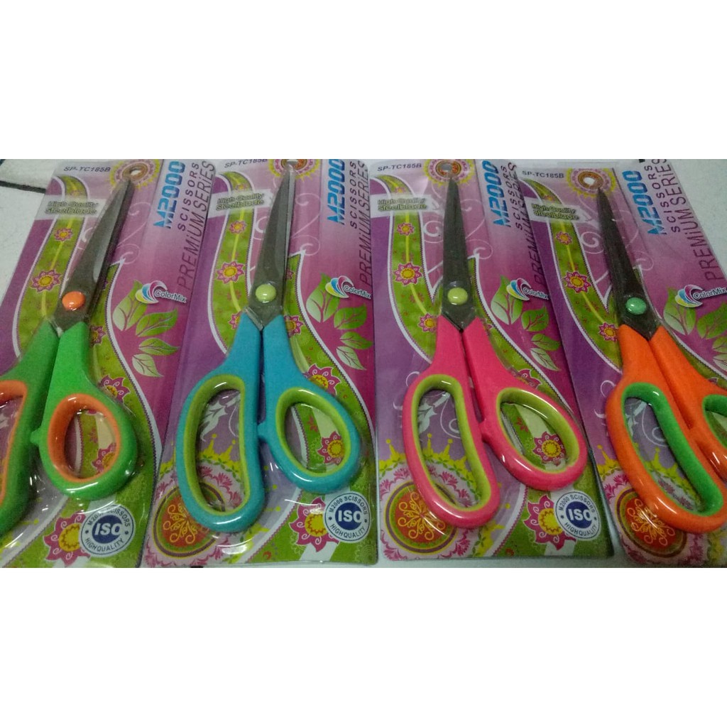 

gunting besar stainless warna warni