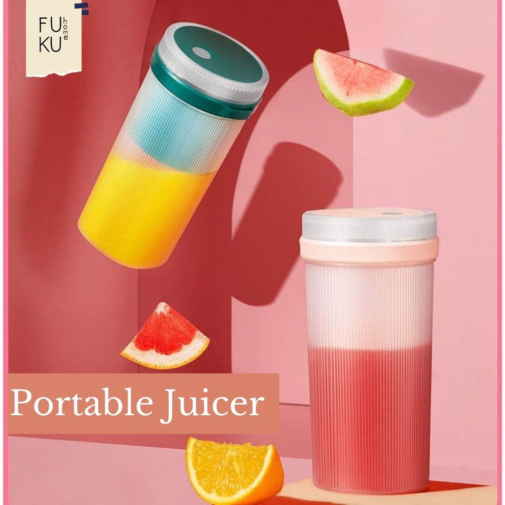 Jual Blender Portable Listrik Juicer Mini Usb Botol Cup 300 ml Shopee Indonesia