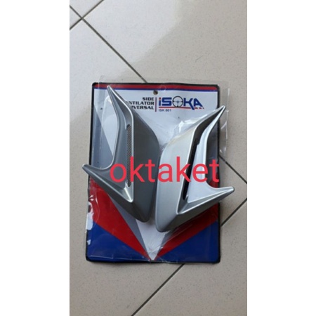 TERMURAH Air Flow Air scoop Side Samping mobil Universal fortuner pajero calya sigra rush terios BRV