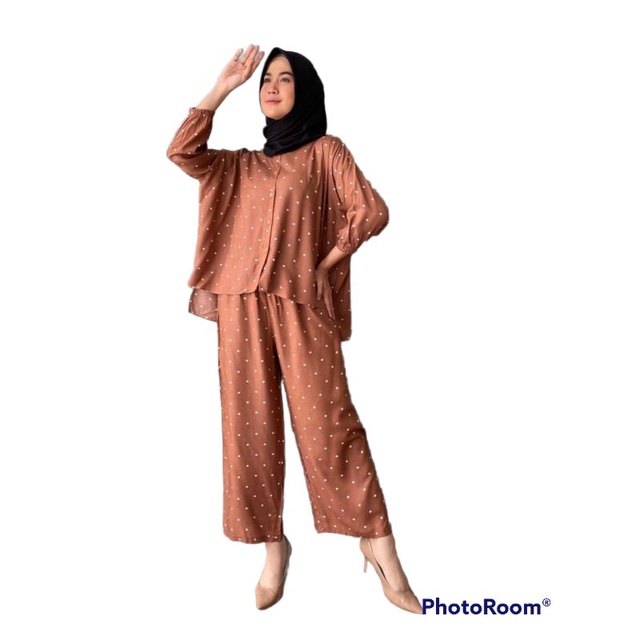 setelan wanita batwing/ kalong rayon twill original mumtaza