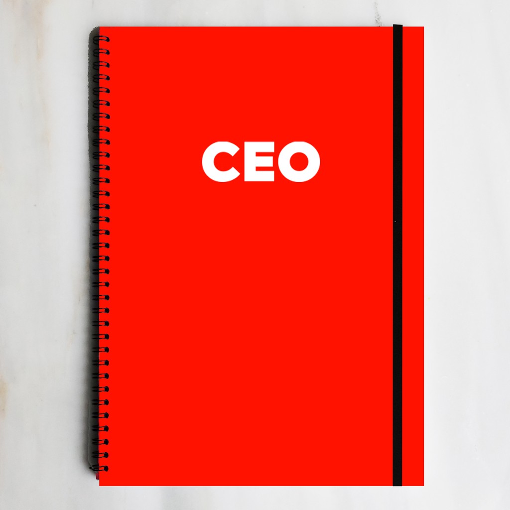 

[START-UP] CEO T-shirt Spiral Notebook Diary Journal Buku Tulis Catatan Sekolah Kuliah