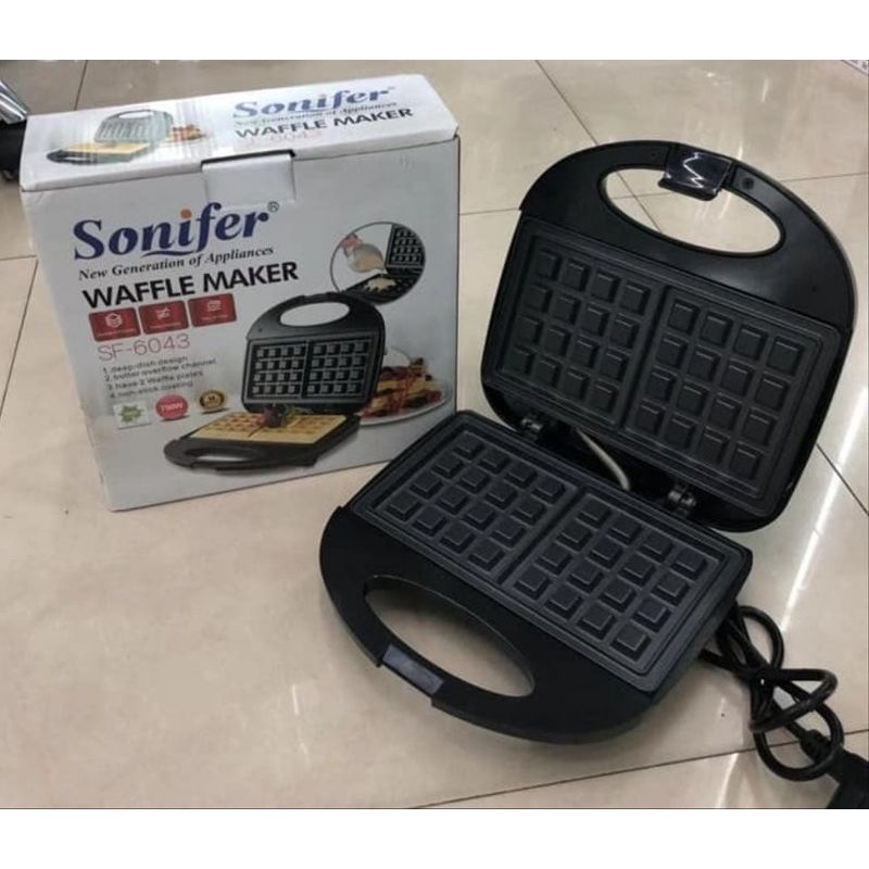 WAFFLE MAKER ALAT PEMBUAT WAFFLE / CROFFLE SONIFER (+) FREE BUKU RESEP