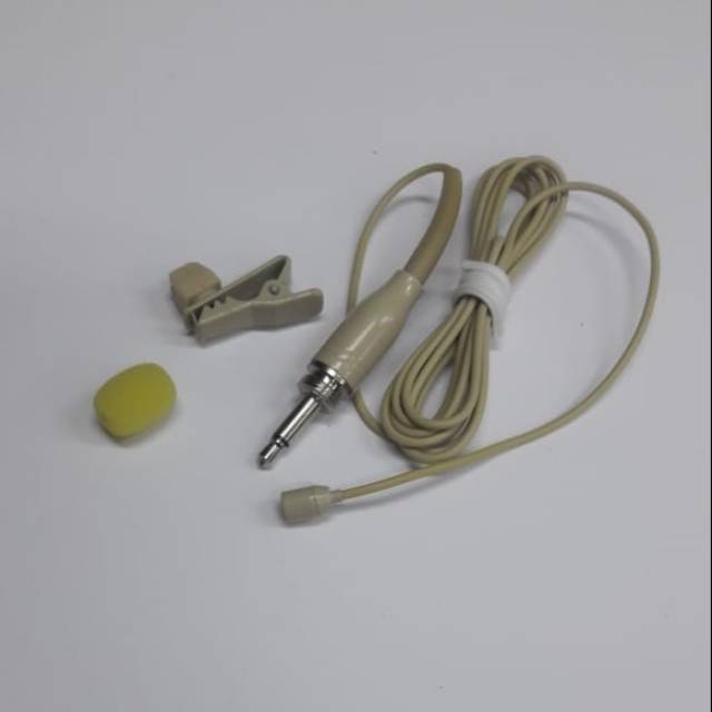 Mic Jepit atau Clip on mini kabel jek drat dalam