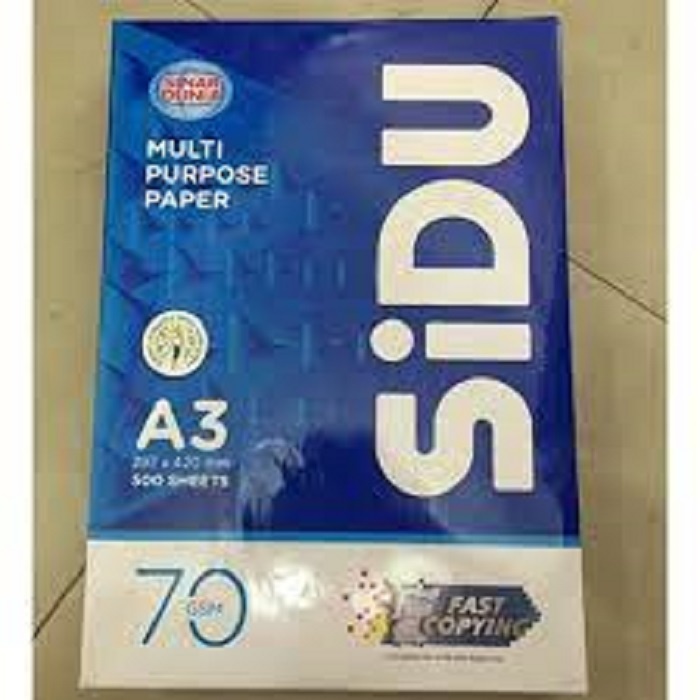 

Kertas HVS A3 70 gsm Sinar Dunia