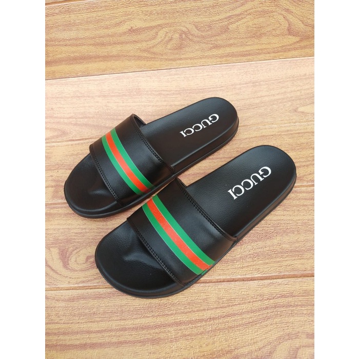 Sendal Gucci Pria & Wanita Sendal Selop Sandal Gucci Sandal Selop - Hitam, 36 On Sale