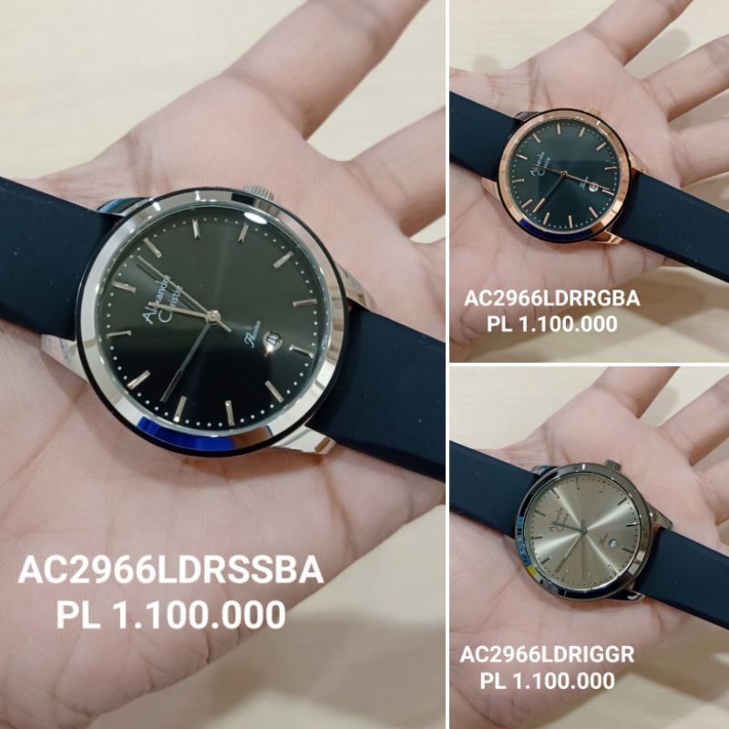 Jam Wanita Ac2966 Rubber Original || AC 2966 LD Ori