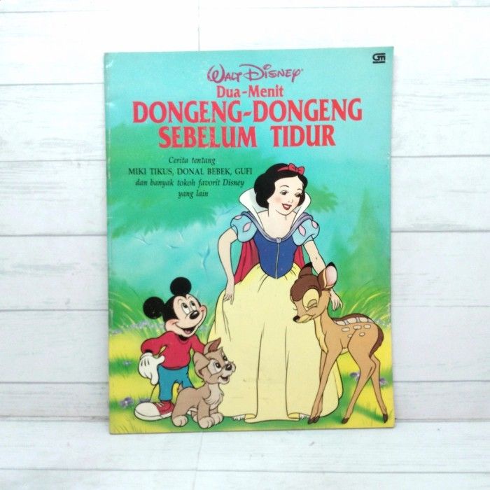 BUKU Walt Disney Dua Menit Dongeng Dongeng Sebelum Tidur