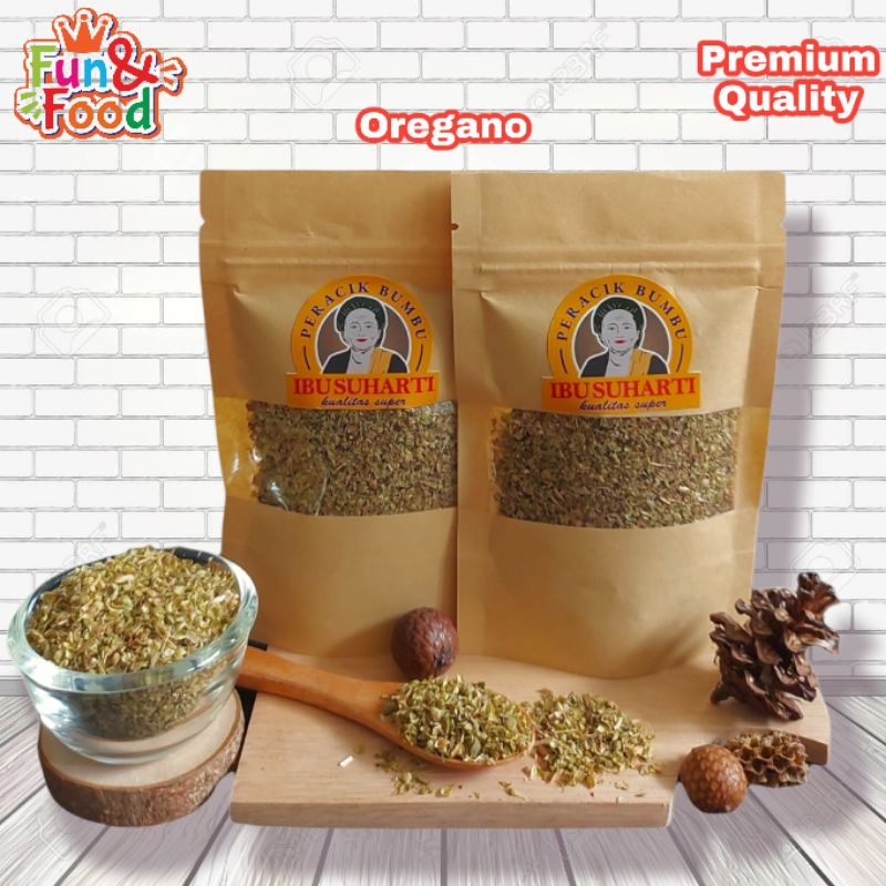 

Ibu Suharti - Rempah Daun Oregano Kering Murni Bumbu Dapur Dried Oregano Leaves Kualitas Premium