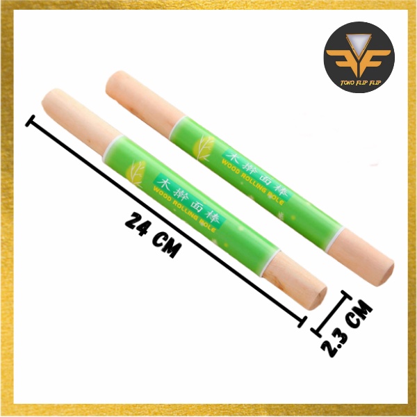 Penggiling Adonan / Rolling Pin Kayu / Gulungan Adonan / Perata Adonan / Roll Pin Kayu