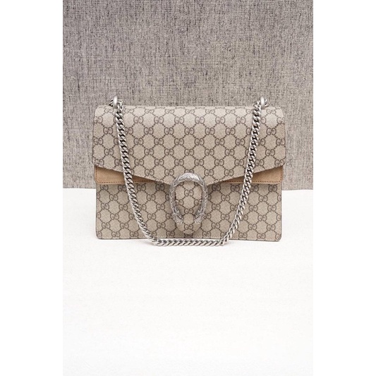 Gucci Dionysus Shoulder Bag in Nude Beige