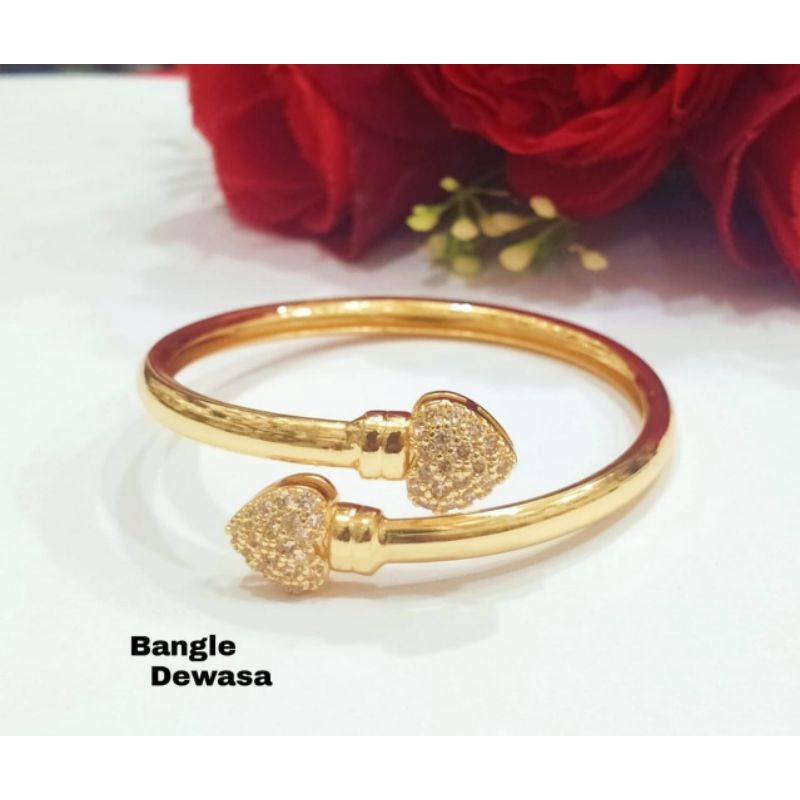 GELANG KOIN DEWASA MOTIF LOVE