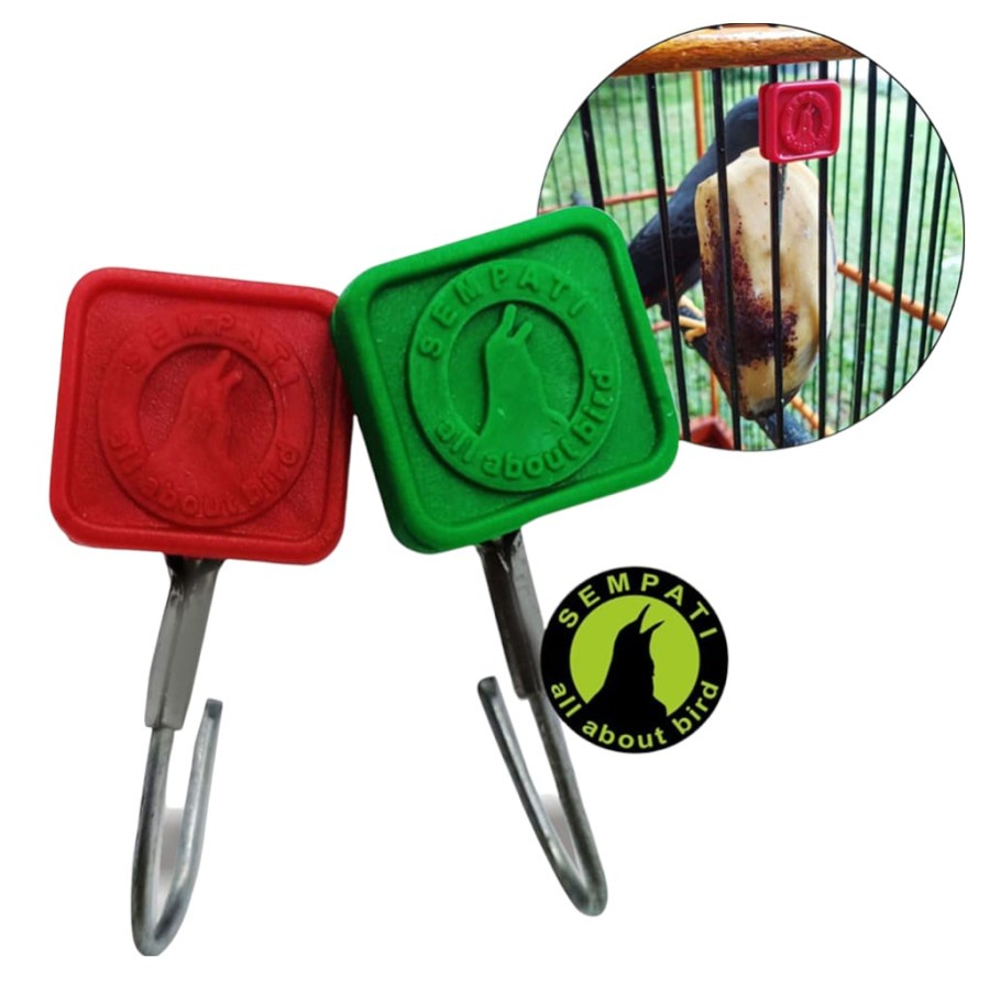 gantungan burung buah kawat cantolan sayur ef jagung sotong pisang lovebird kenari