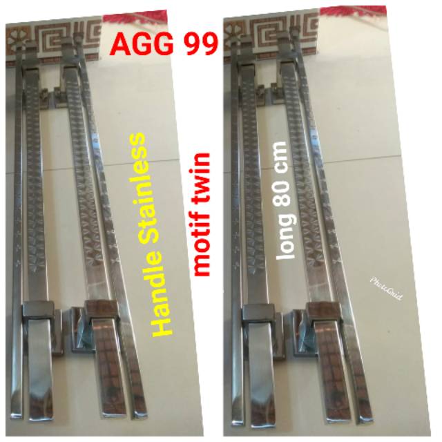 Long Handle stainless twin 80cm Gagang tarikan pintu stainless twin 80cm