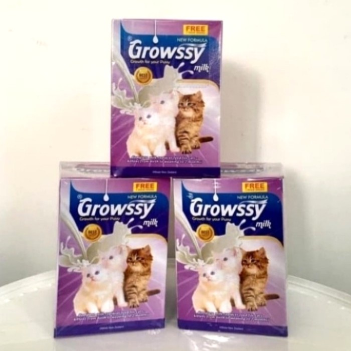 

Susu Growssy 1 Box - Susu Kucing - Growssy Susu Anak Kucing - Kitten