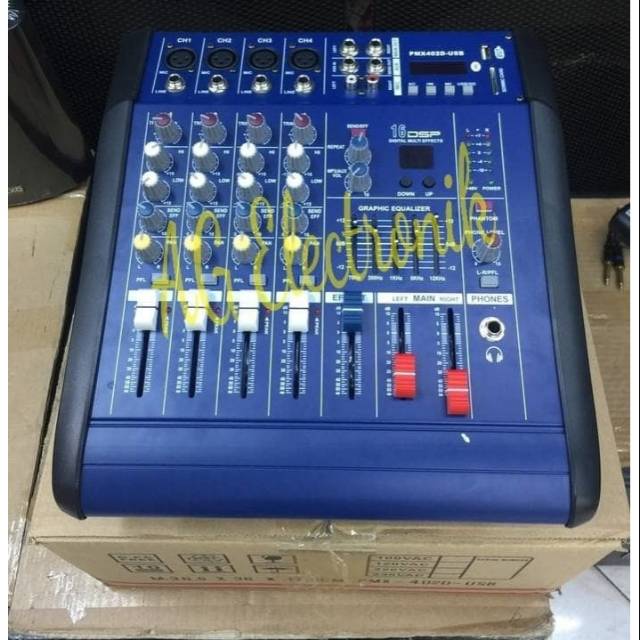 Power mixer SANSUI PMX-402D USB(4 channel)