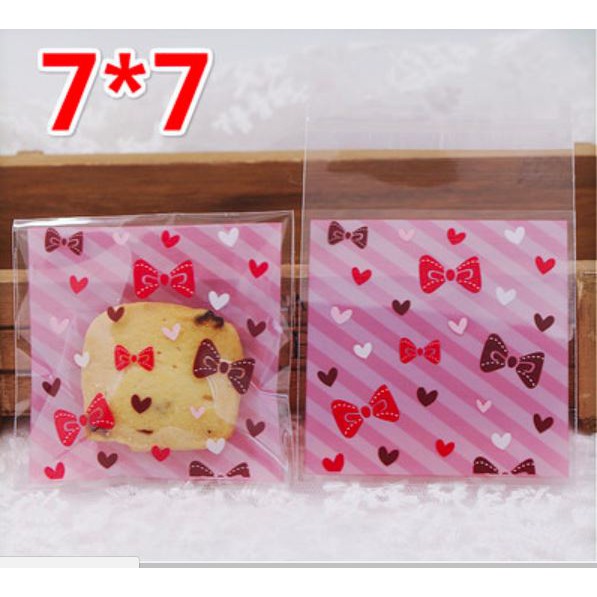 

Plastik Fancy Cookies - Kue - Permen - Accessories Love Bow 7x7