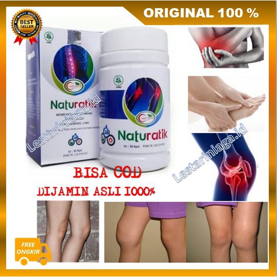 [BISA COD] Naturatik Obat Herbal Alami Ampuh Atasi Rematik Asam Urat 100% ASLI BPOM