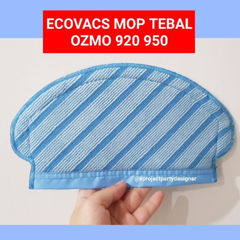 Ecovacs Deebot ozmo 920 950 mopping cloth mop kain pel kualitas tebal