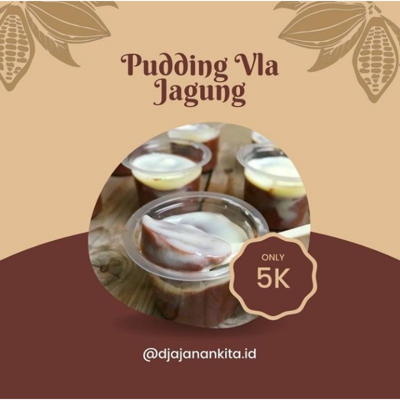 

Pudding Coklat Vla Jagung l Djajanankita.id