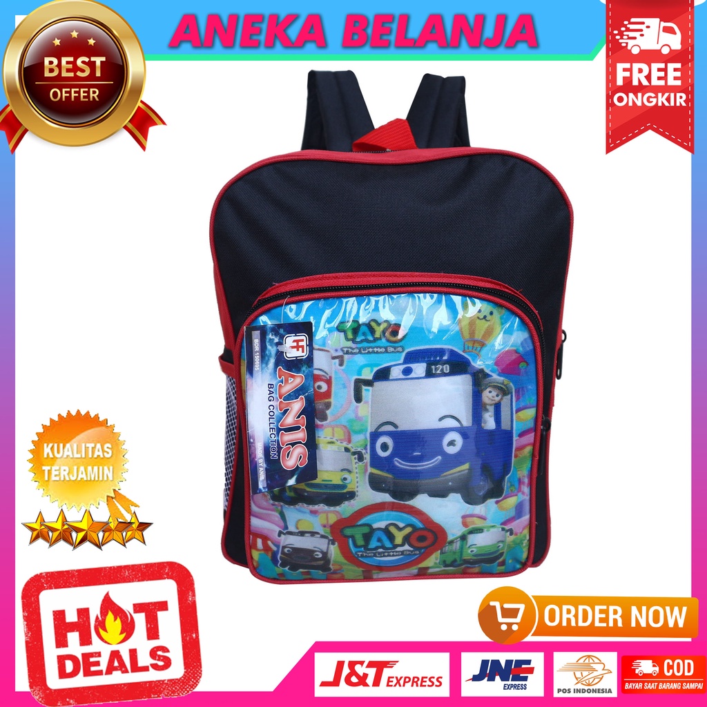 Tas Anak Tobot Mini Keren Backpack Murah Fashionable Sekolah Piknik