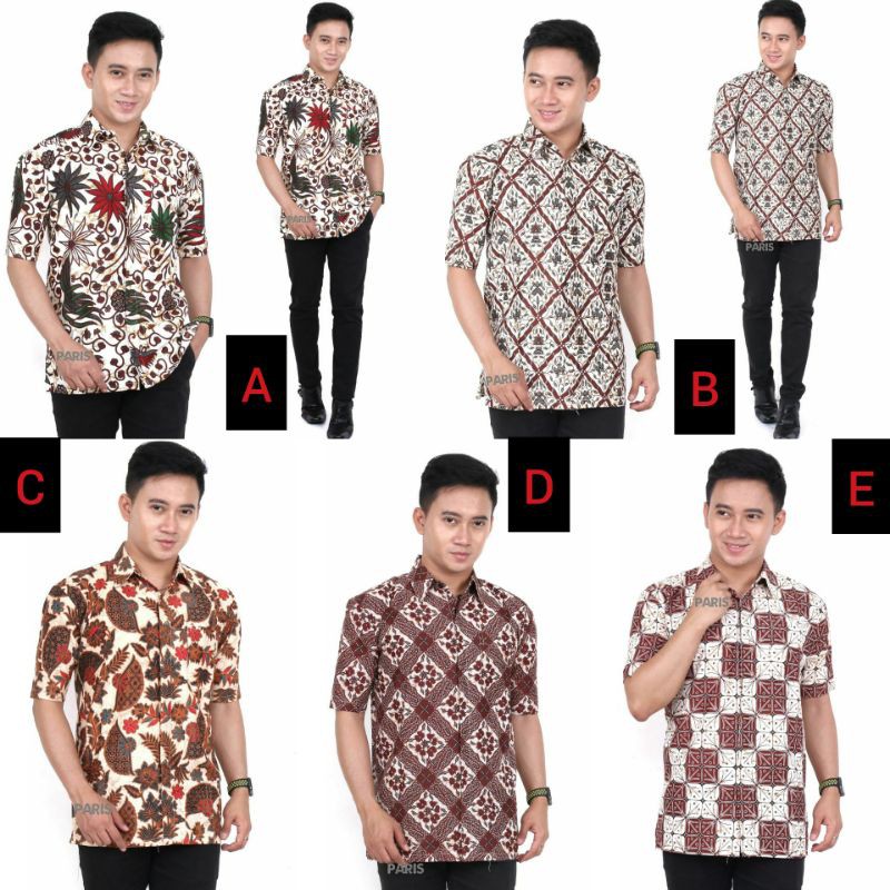 Hem Batik Primissima/kemeja Batik Lengan Pendek Batik Primissima