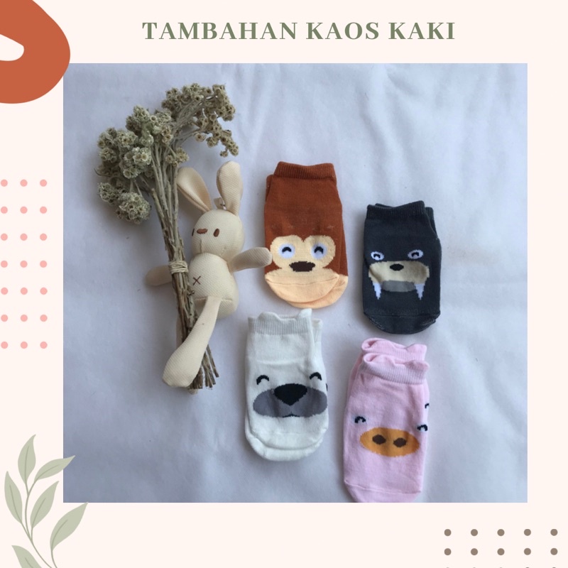 KOKA KAOS KAKI BAYI KARAKTER KIDS SOCK ANIMAL