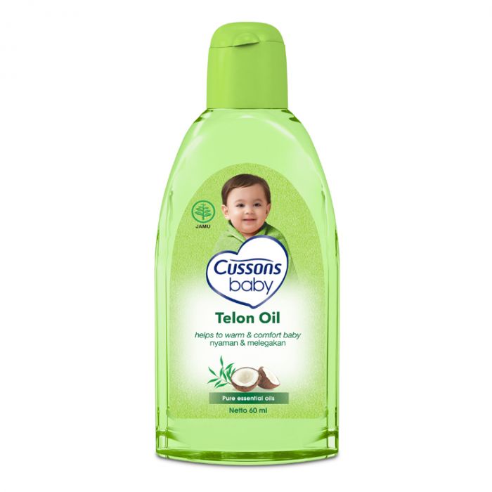 Cussons Baby Telon Oil Biasa 60 ml / Minyak Telon Cussons