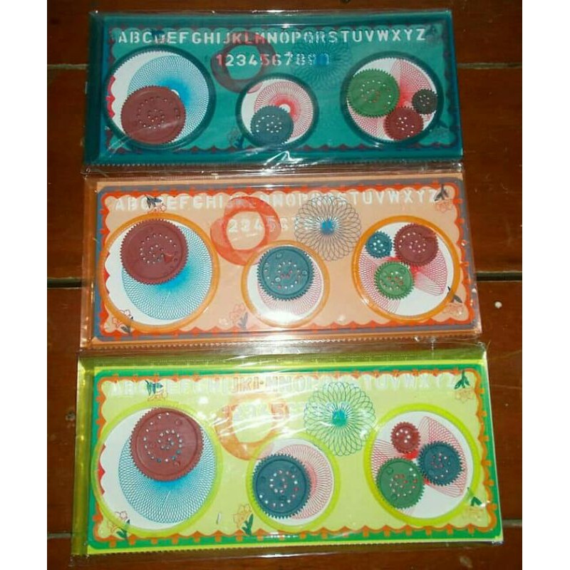 

Penggaris Motif Ajaib Penggaris spirograph