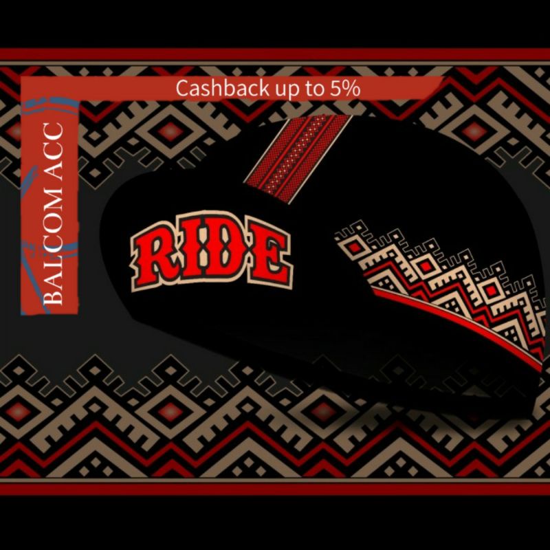 CYCLING CAP RIDE TOPI SEPEDA MTB