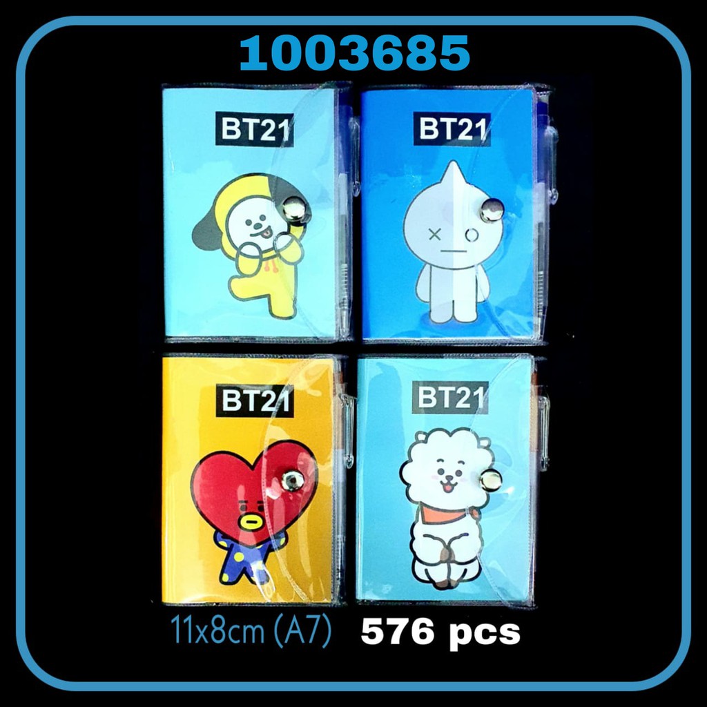 

ILP Notebook Lux A7 1003685 BT21 / Buku Catatan / Buku Spiral