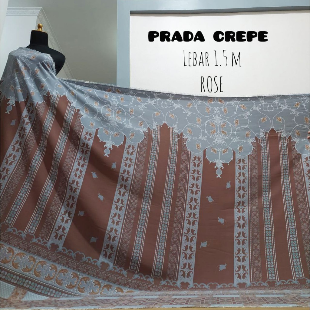 Bahan kain PRADA CREPE Kualitas Premium