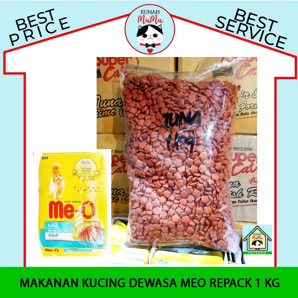 MAKAKAN KUCING DEWASA MEO 1 KG TUNA