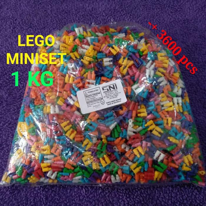 GROSIR LEGO ROKET MINI SET 1 KG MAINAN EDUKASI ANAK LEGO JADUL
