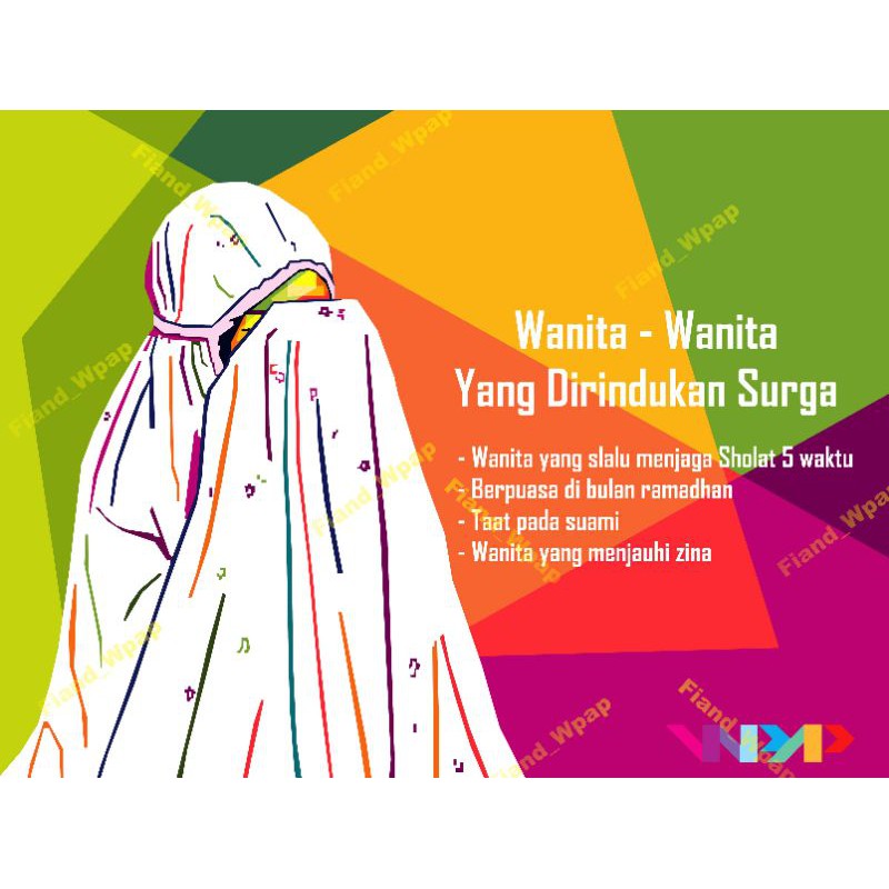 

Custom Wpap Islamic cetak A3+