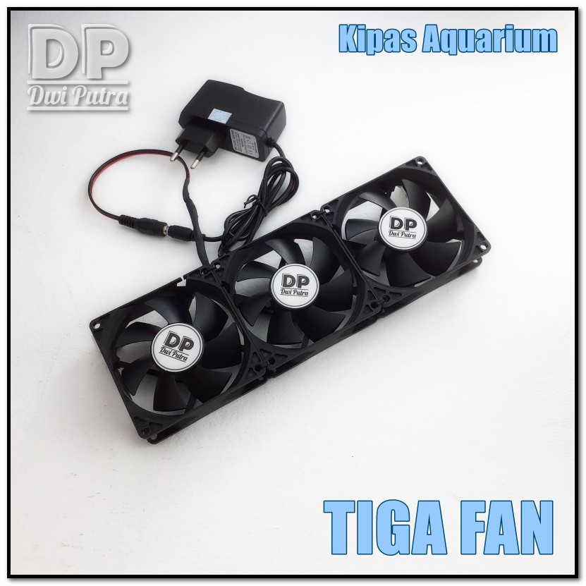 KIPAS AQUARIUM ( 8 CM ) BLACK FULLSET // HIGHSPEED RPM //AQUASCAPE PENDINGIN COOLING COOLER FAN