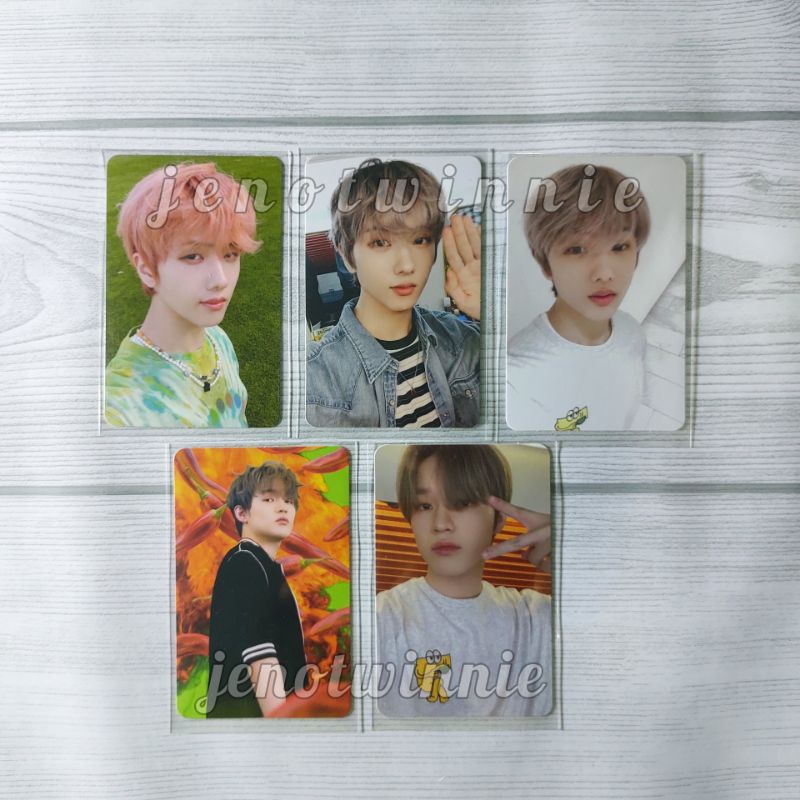PHOTOCARD PC AR CLIP CHENLE CAFE JISUNG CHILLING HOT SAUCE NCT DREAM