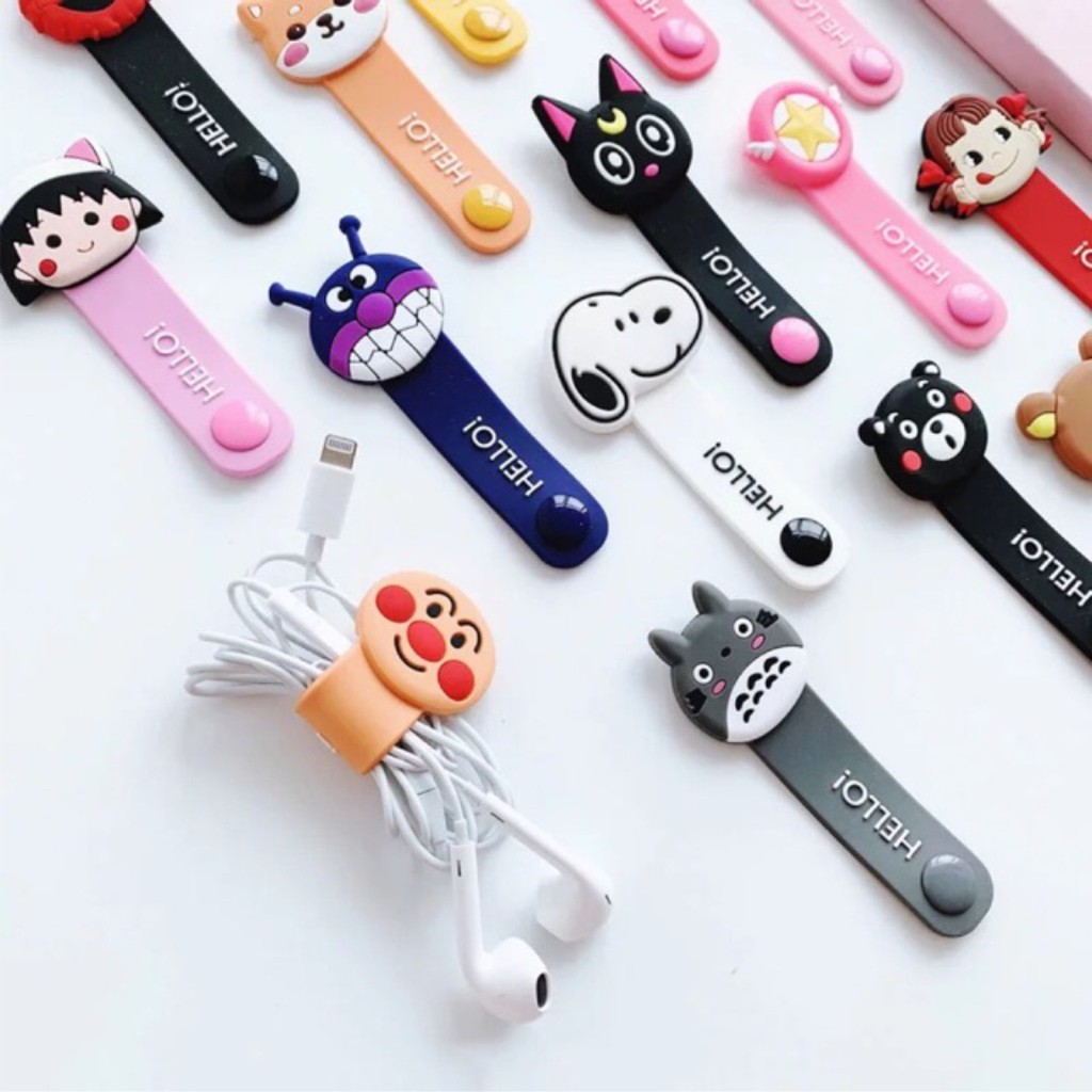 PENGIKAT KABEL 3D CARTOON CHARACTERS